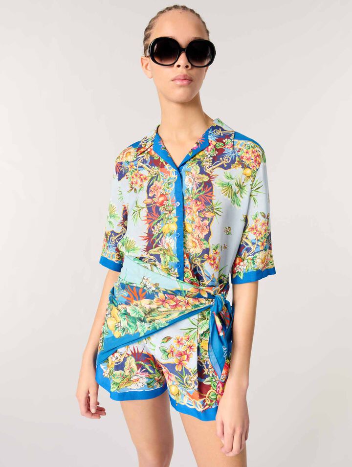 Short estampado