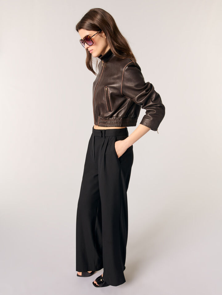 Pantalón de traje ancho