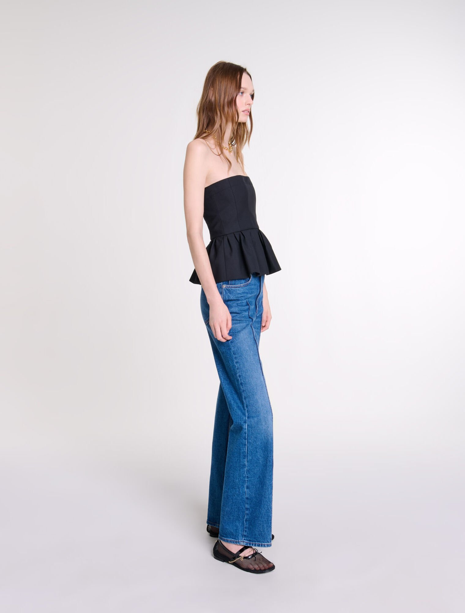 Top corpiño con faldón