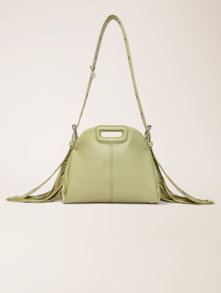 Bolso Miss M mini de cuero liso