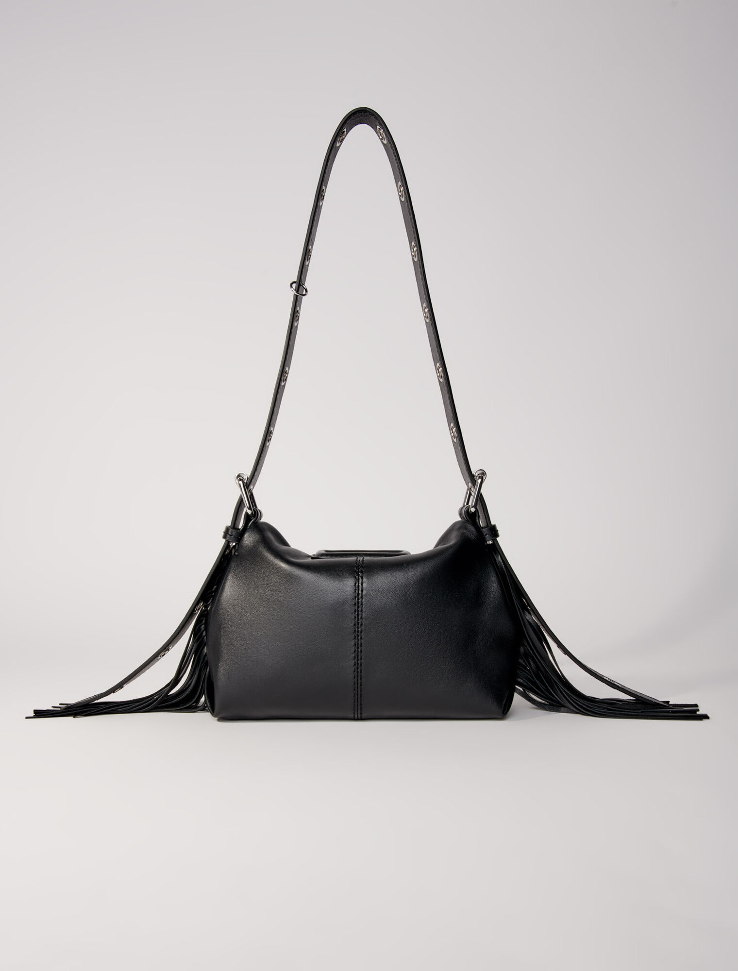 Bolso Miss M mini de cuero liso
