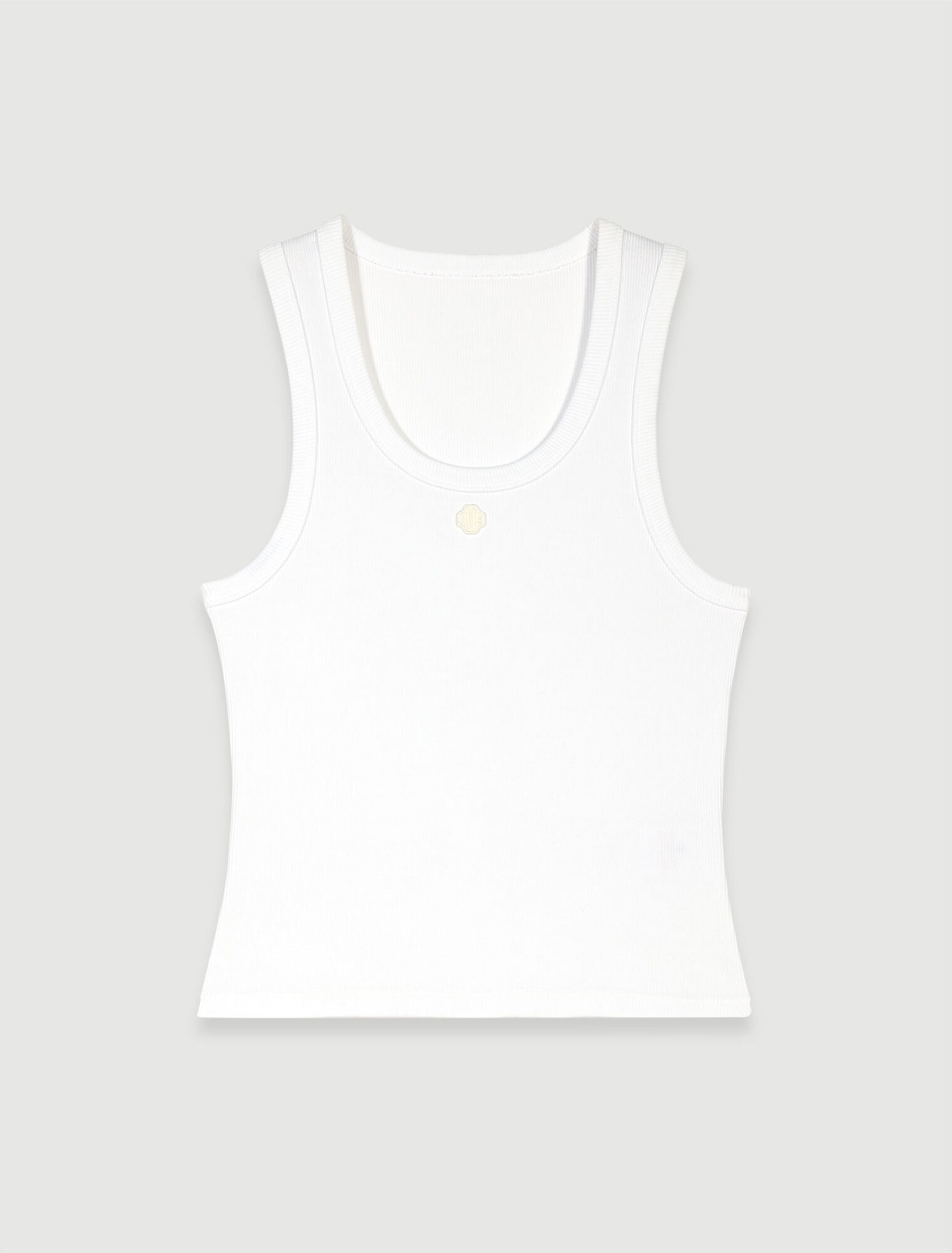 Camiseta de tirantes acanalada