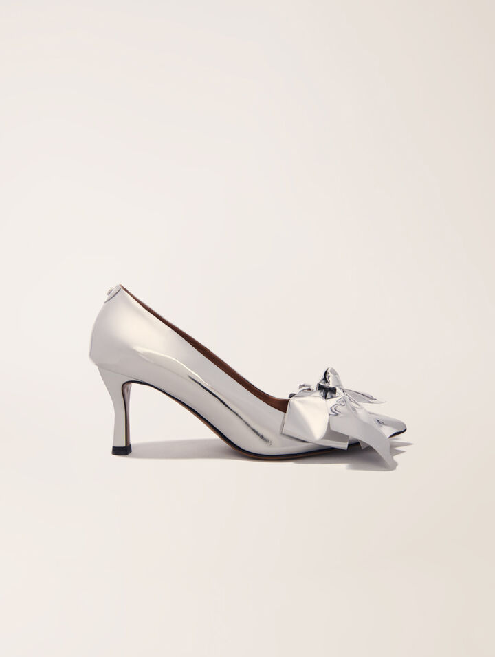 Zapatos de tacón de piel