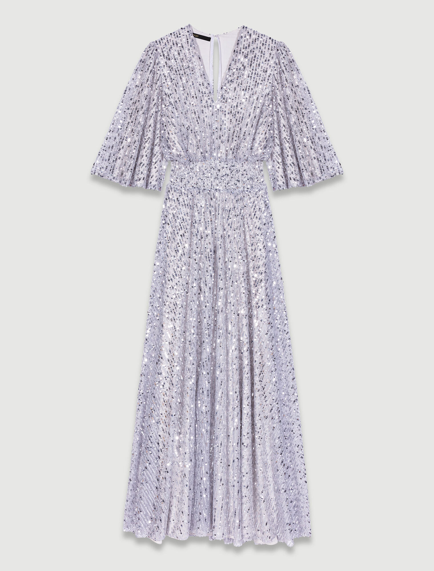 Vestido largo con lentejuelas