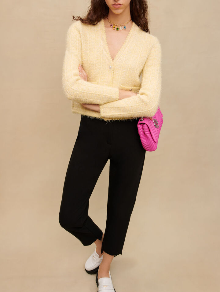 Pantalón traje recto