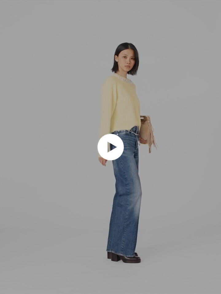 Vaquero con cintur&oacute;n de eslabones