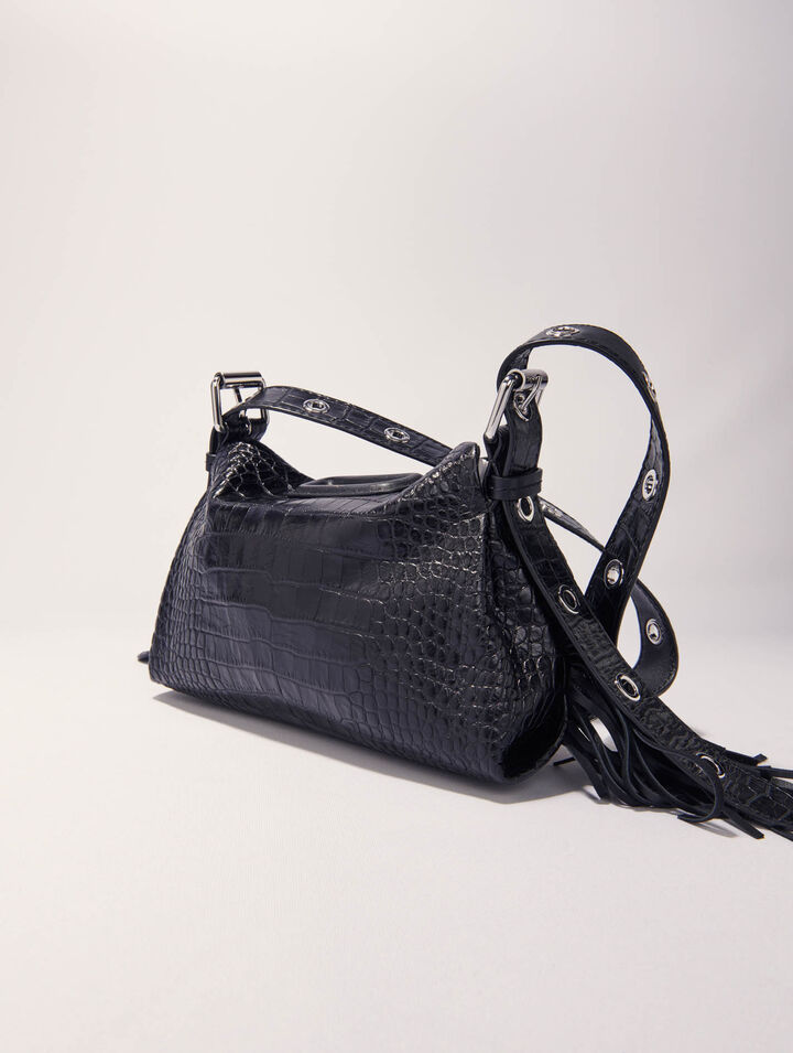Bolso Miss M mini de piel repujada