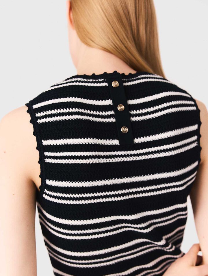 Vestido corto de ganchillo