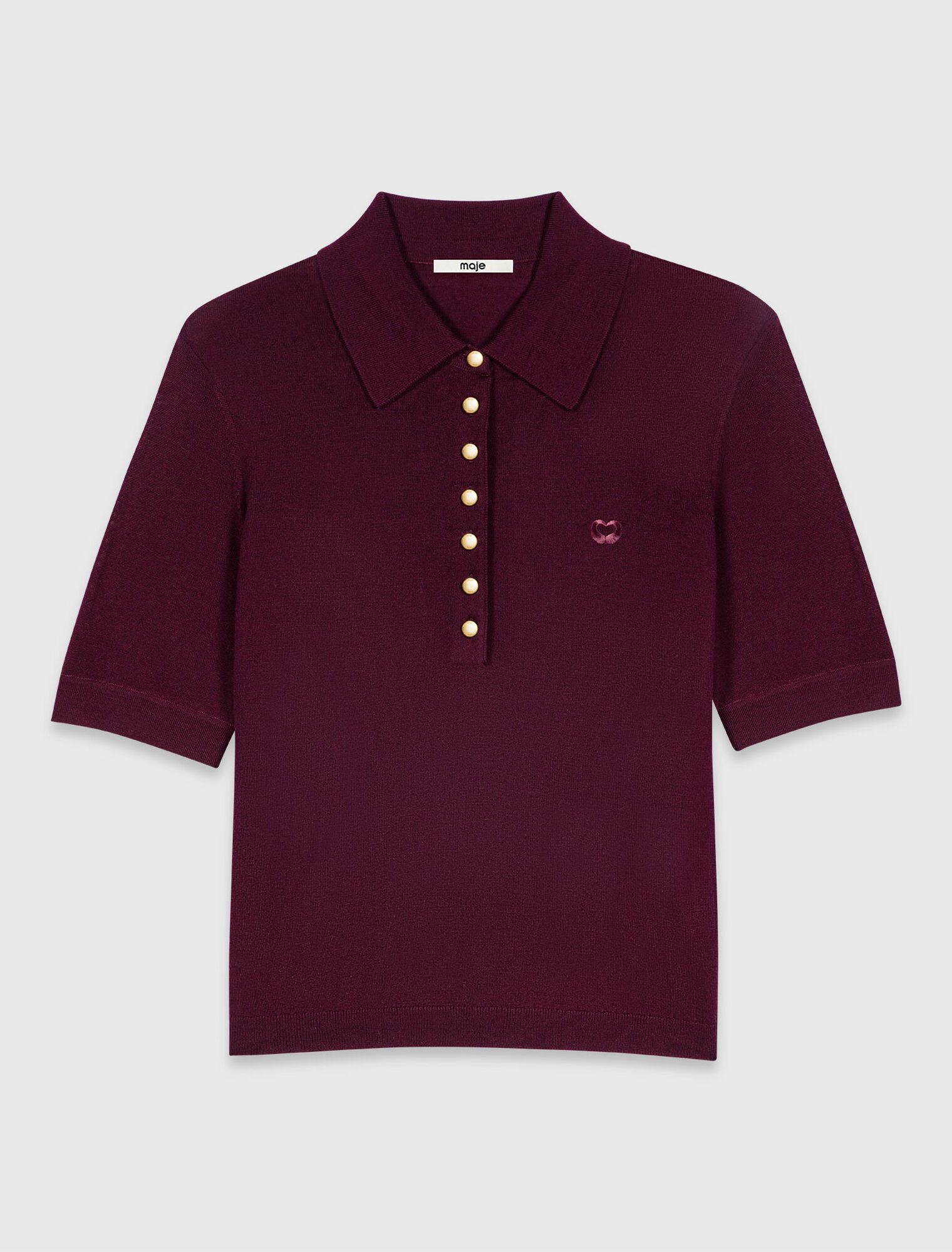 Jersey con cuello de polo