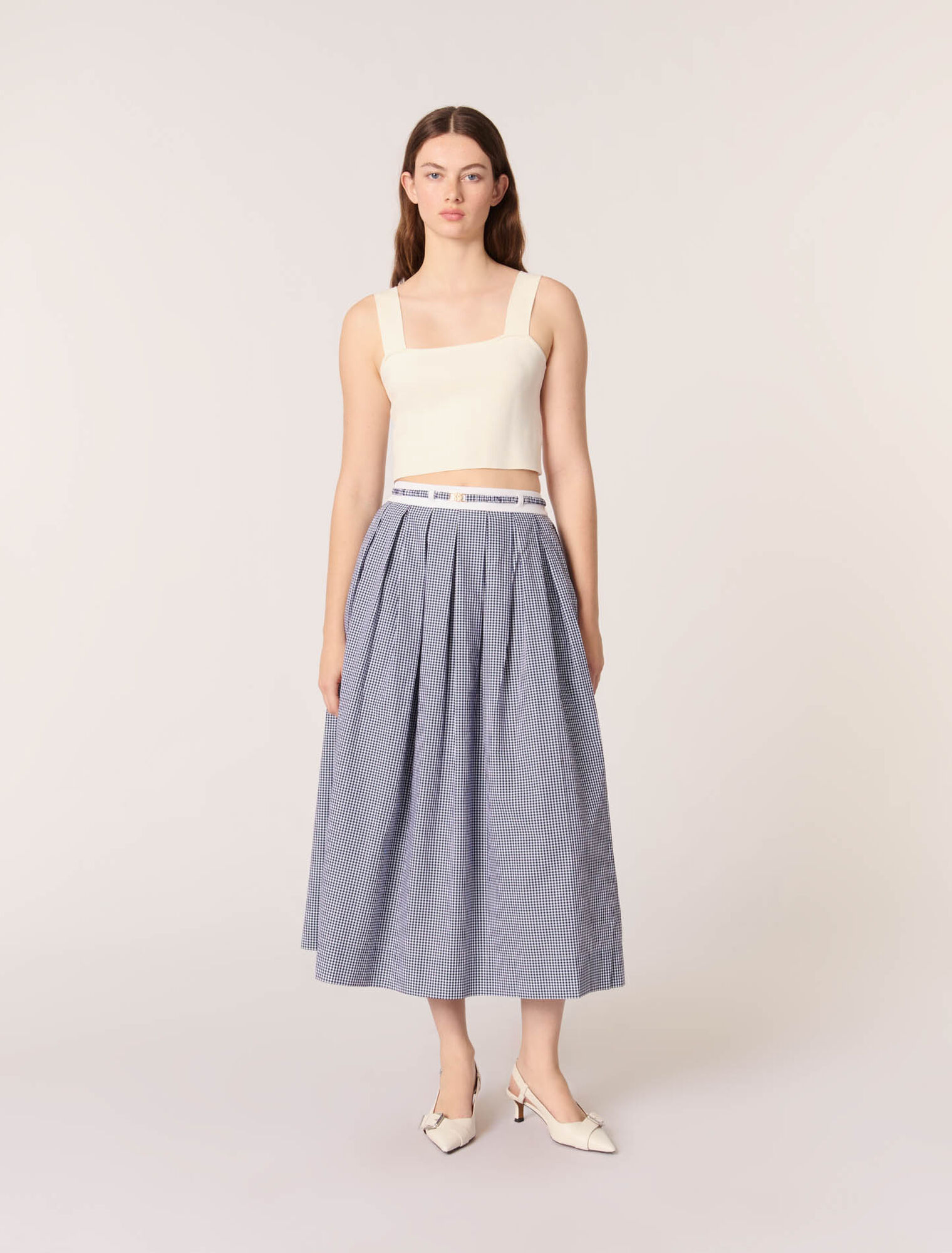 Crop top de punto