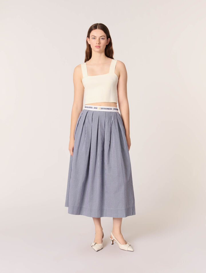 Crop top de punto