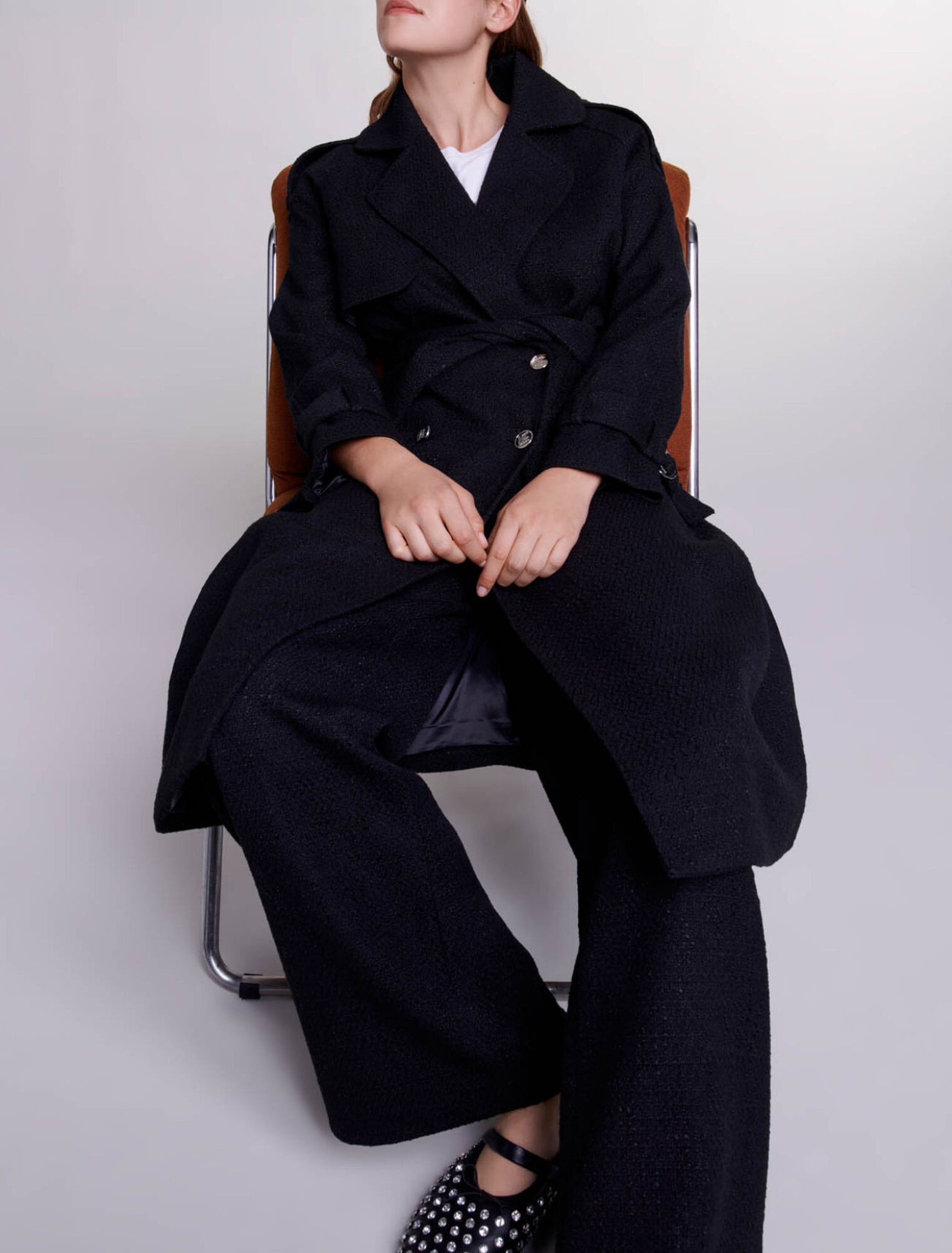 Gabardina de tweed