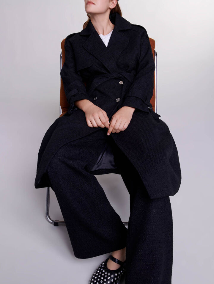 Gabardina de tweed