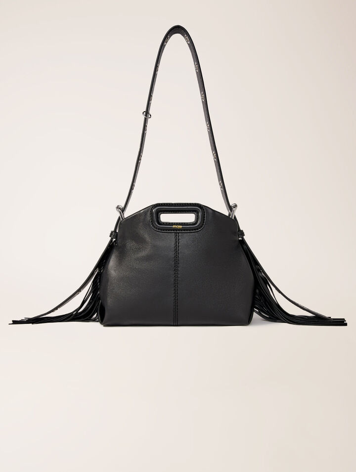 Bolso Miss M mini de cuero liso