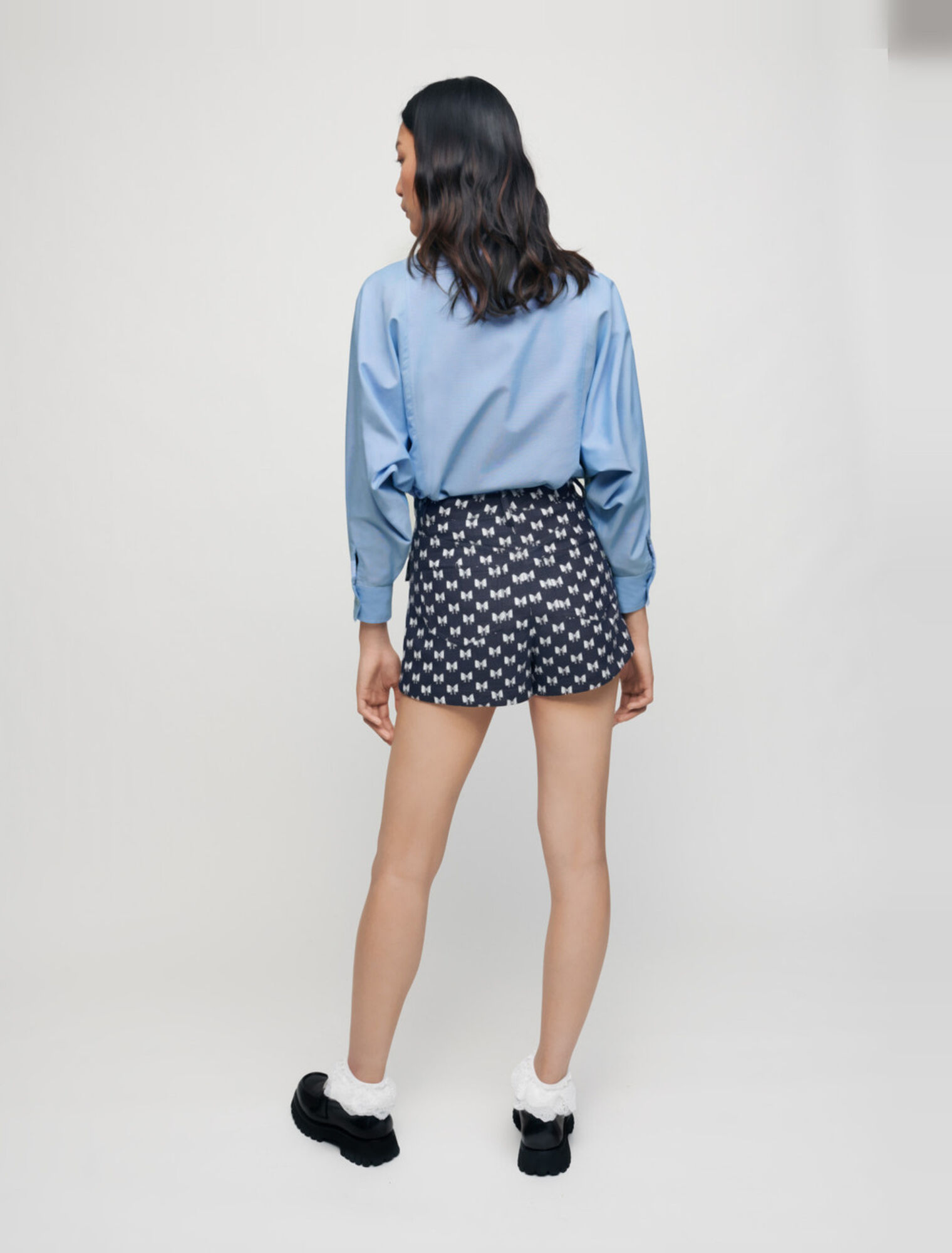 Bermudas de jacquard