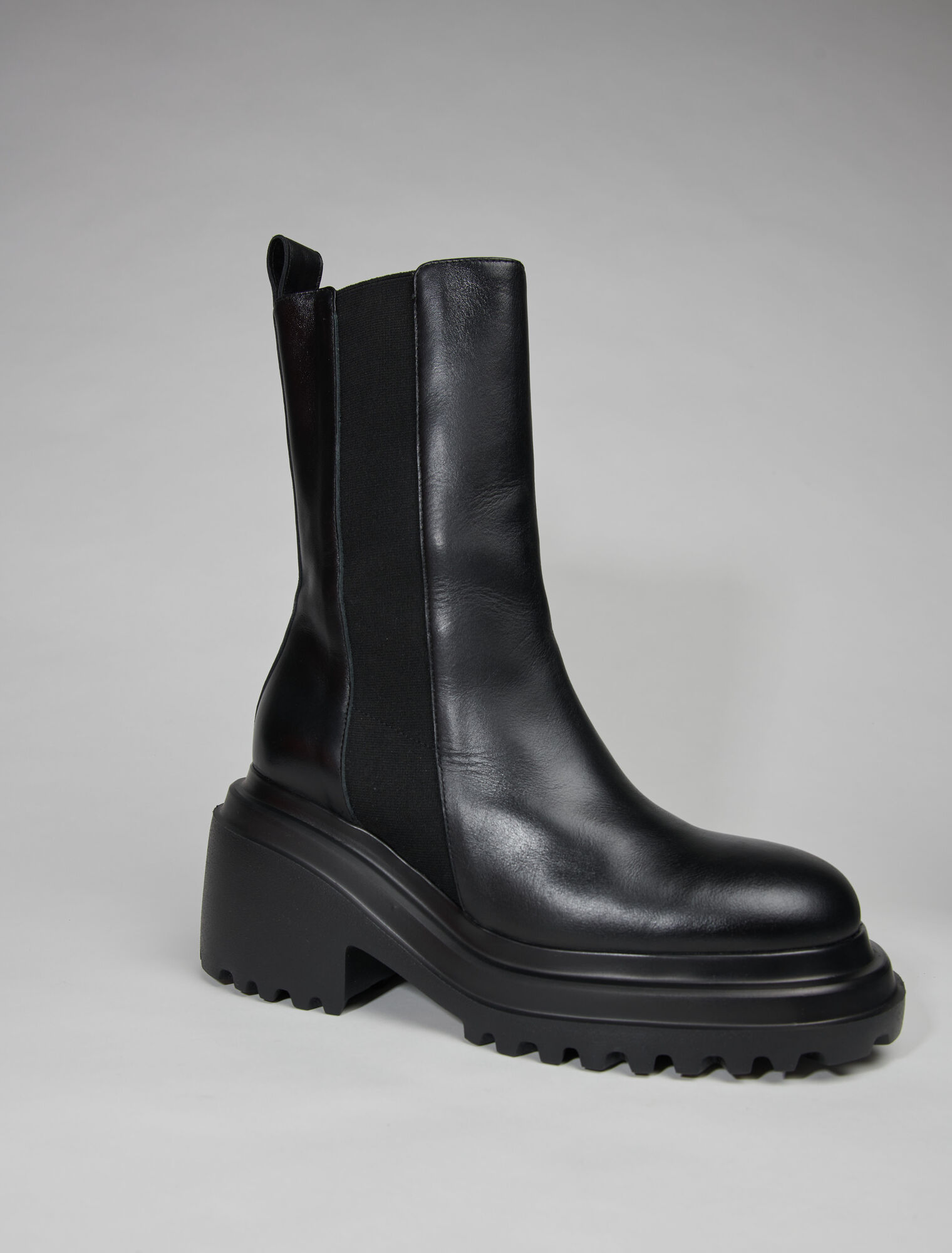 Botines de piel
