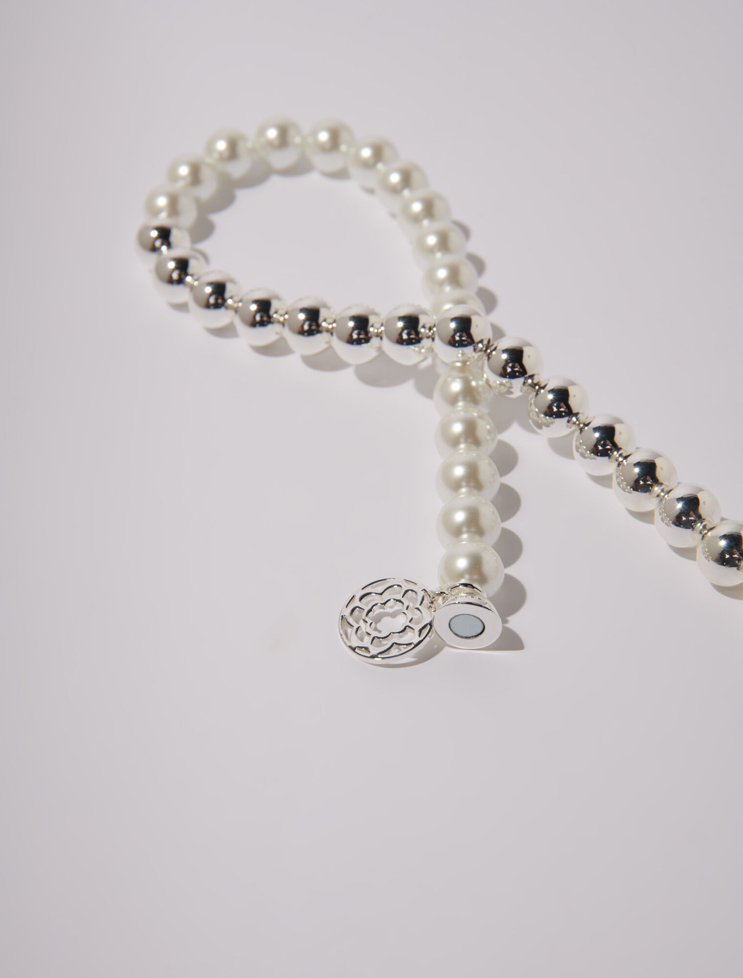 Collar choker de cuentas mixtas