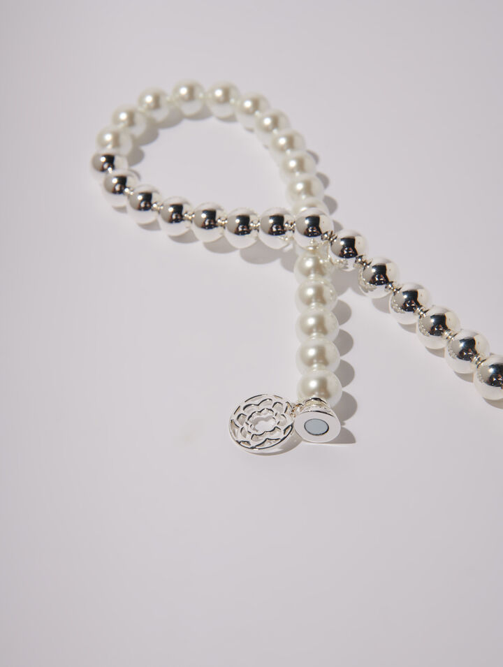 Collar choker de cuentas mixtas