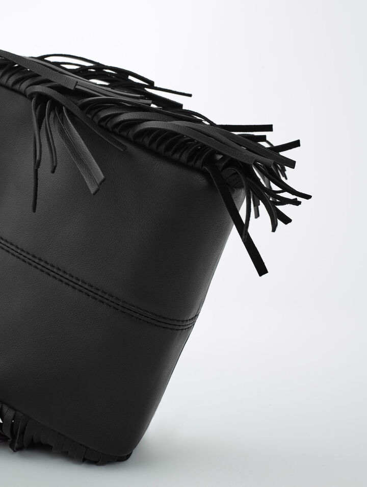 Bolso M mini en piel lisa