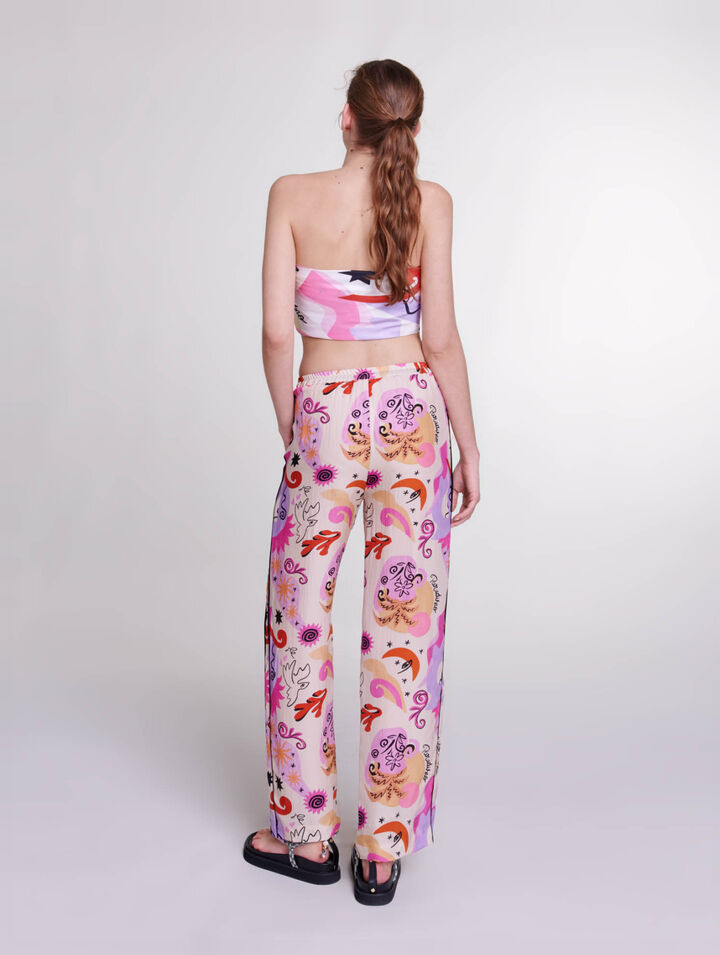 Pantalón de seda