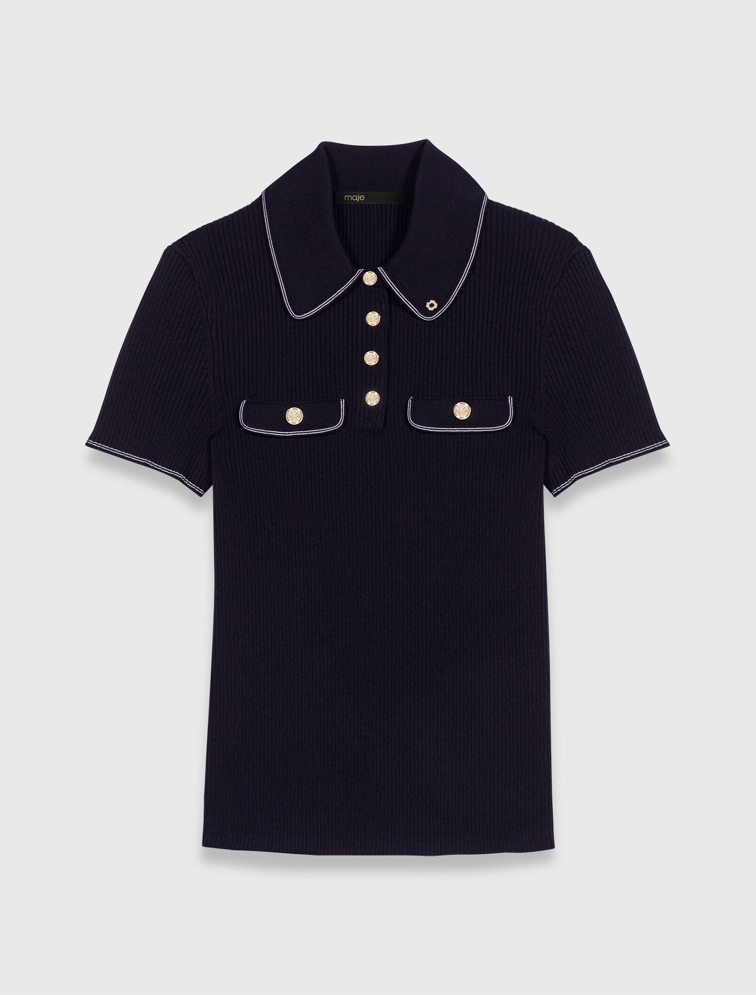 Polo de manga corta