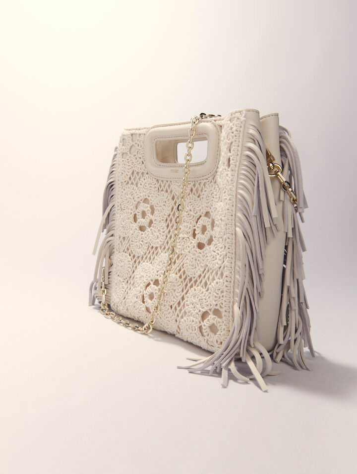 Bolso M de ganchillo