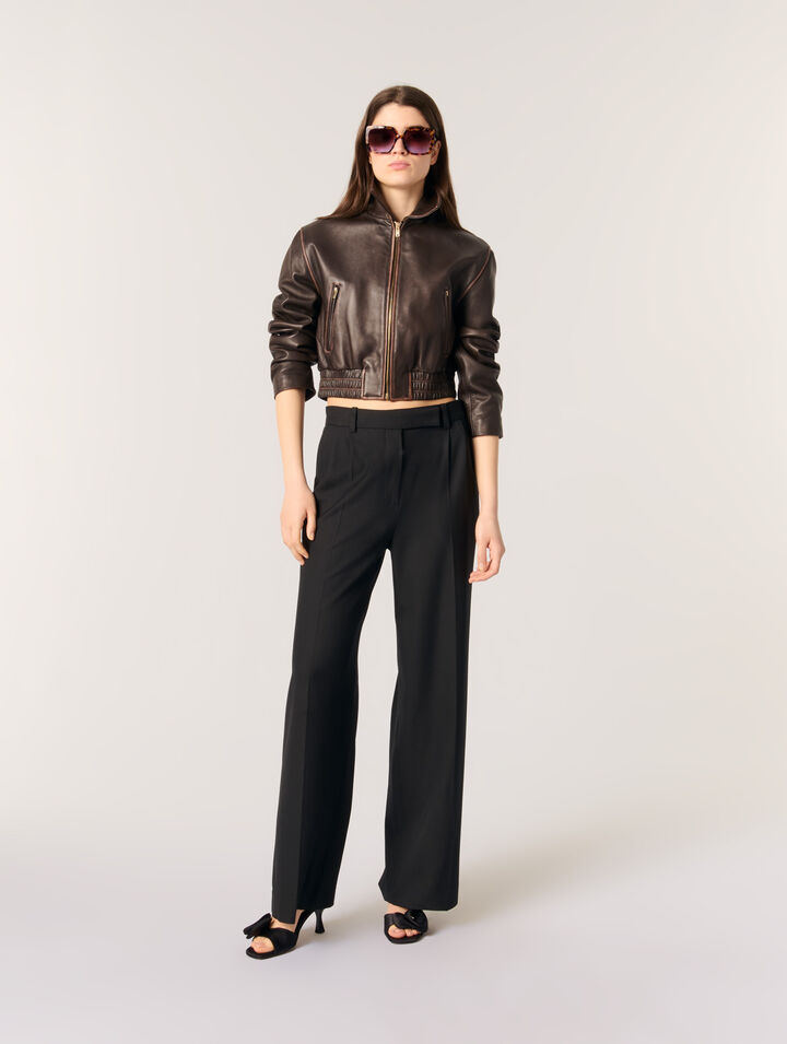 Pantalón de traje ancho