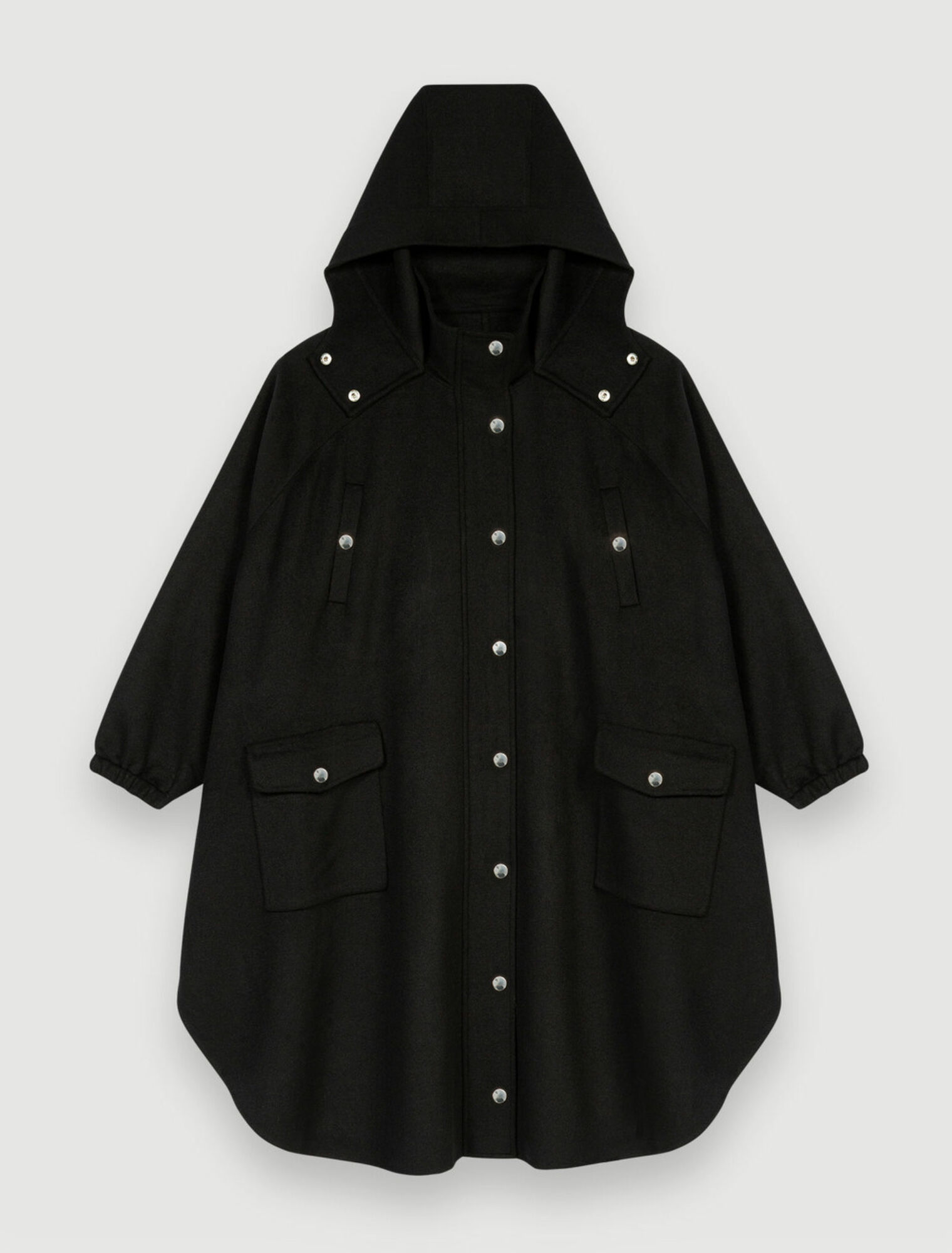 Abrigo oversize doble faz