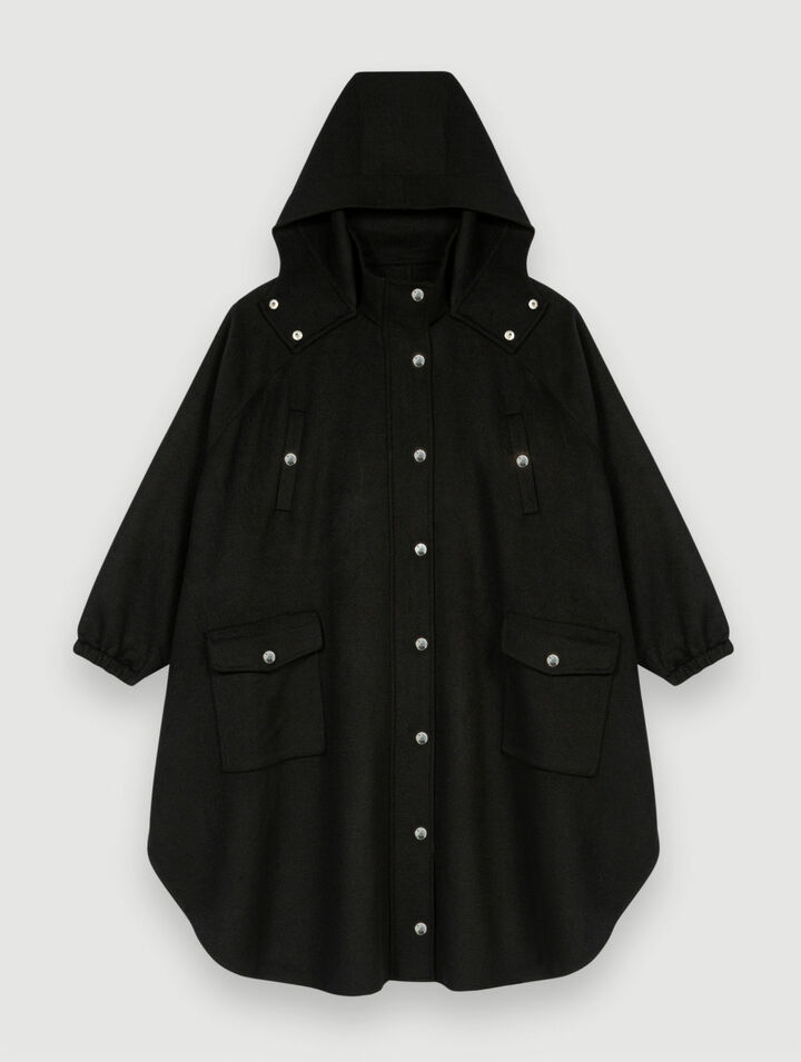 Abrigo oversize doble faz