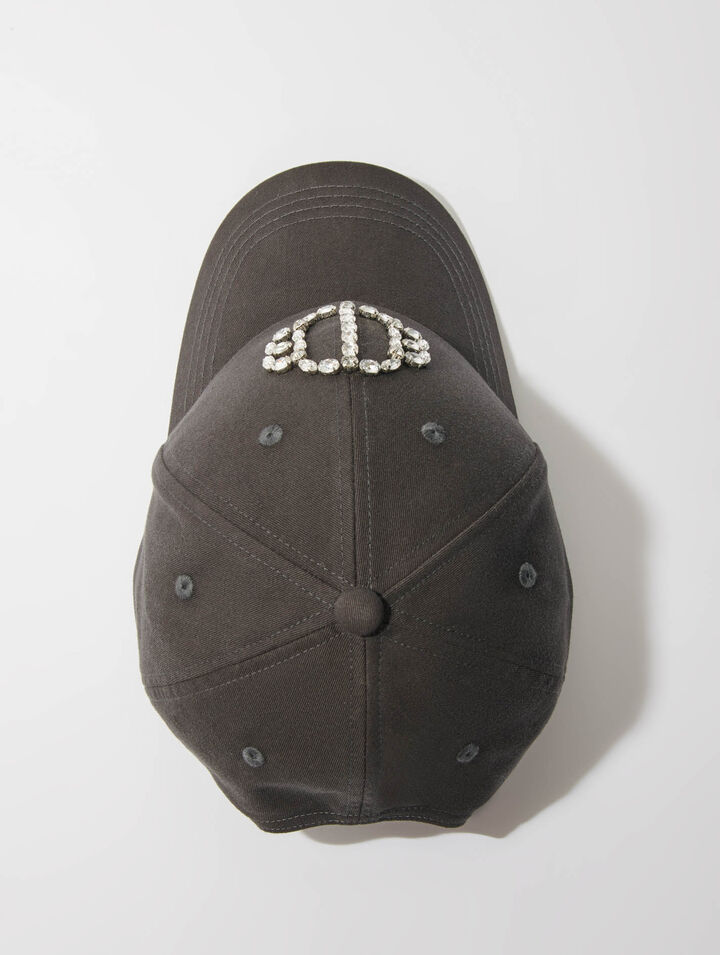 Gorra Clover con strass