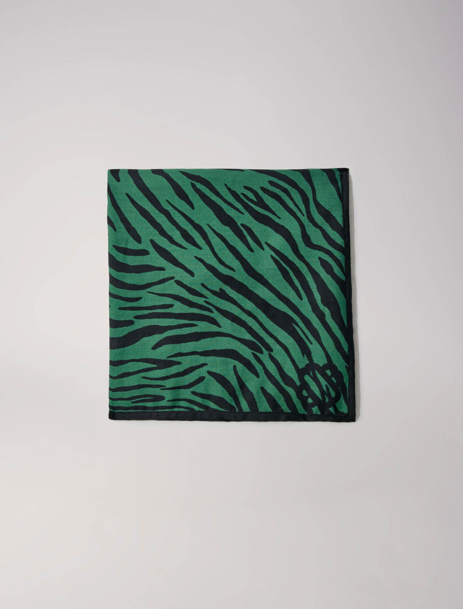 Pañuelo estampado de cebra