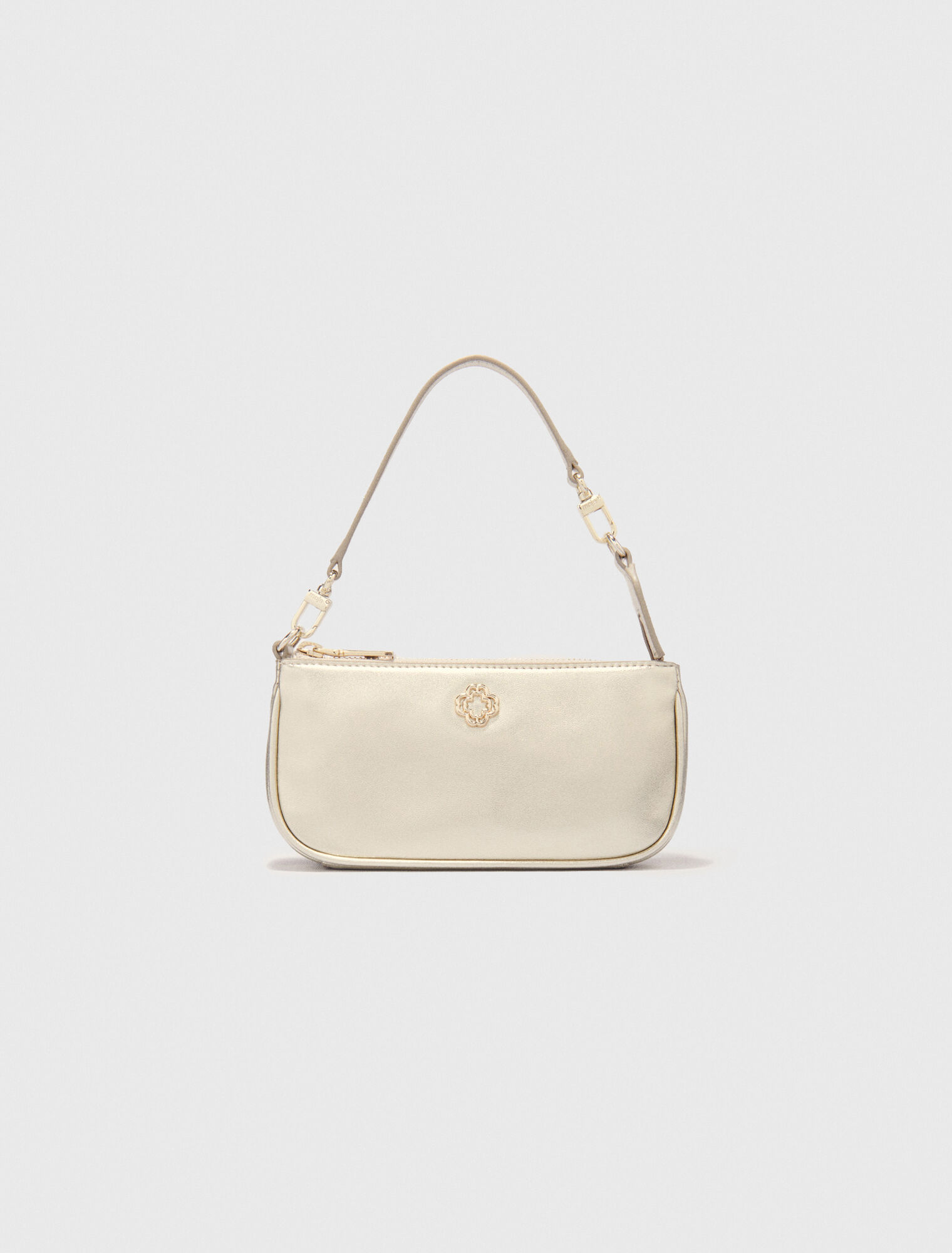 Bolso Sarah de piel metalizada