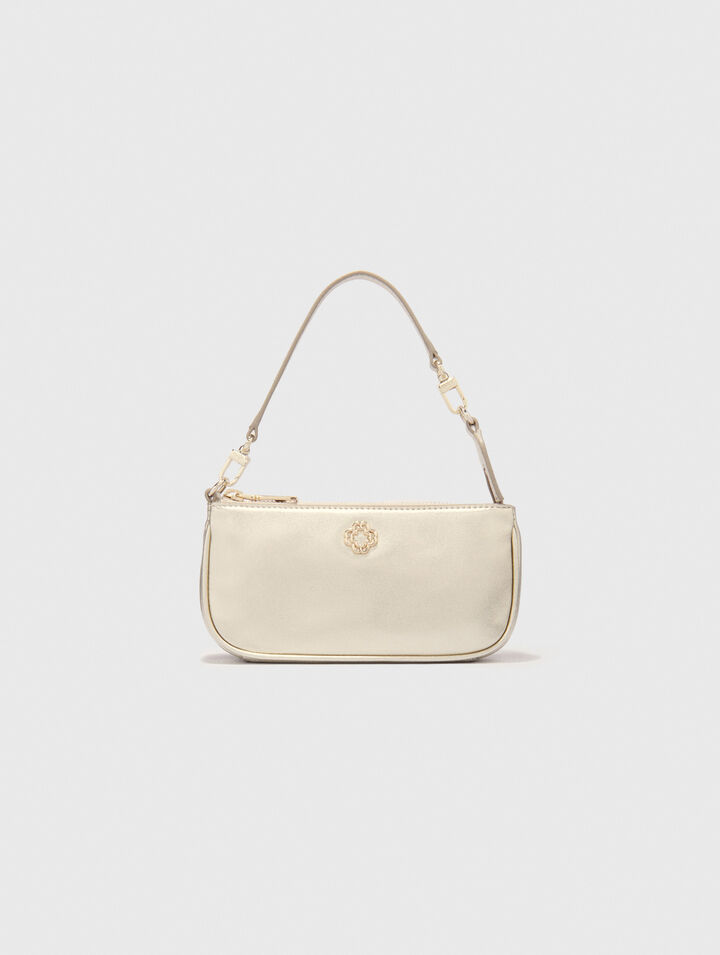 Bolso Sarah de piel metalizada