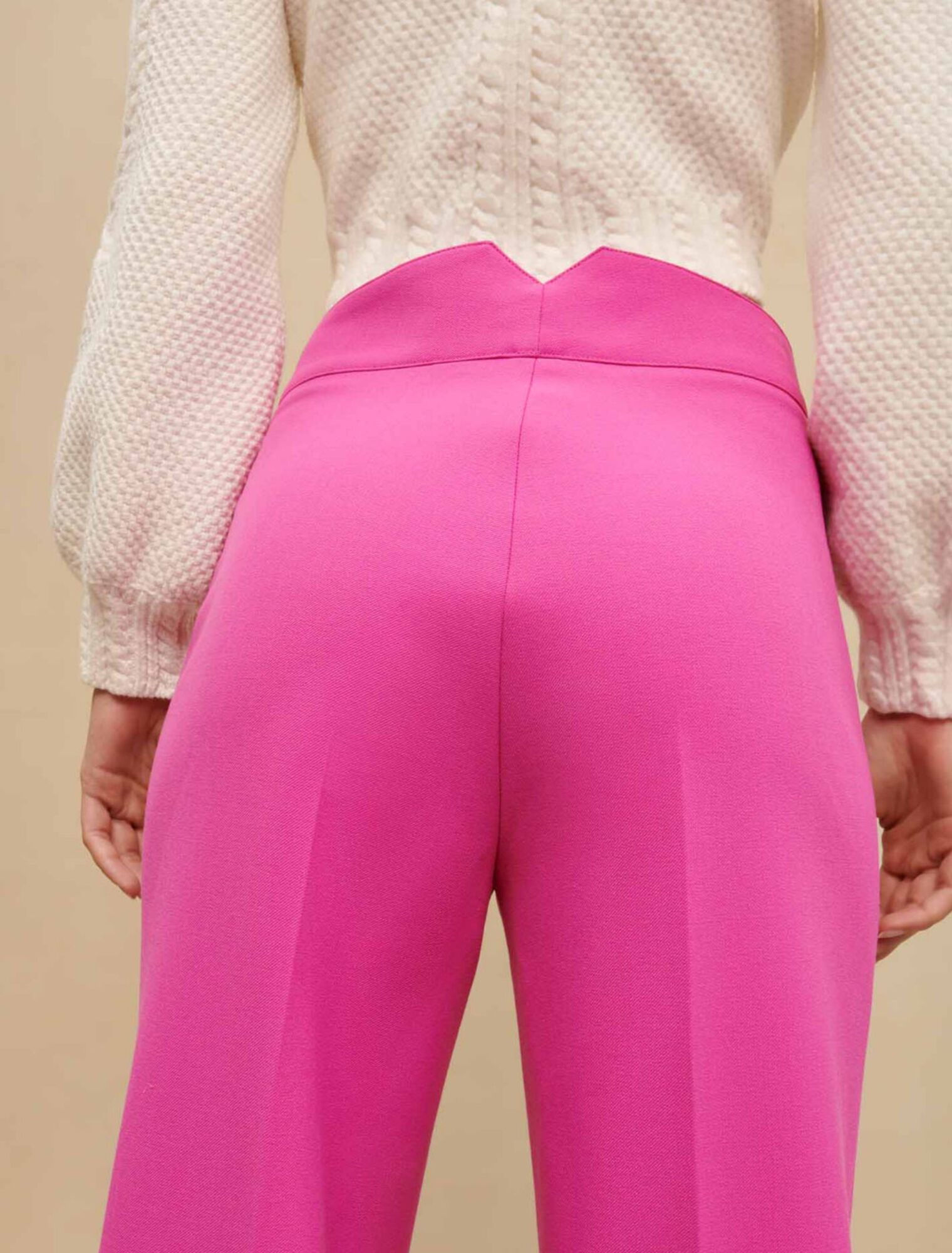 Pantalones de traje de pierna ancha