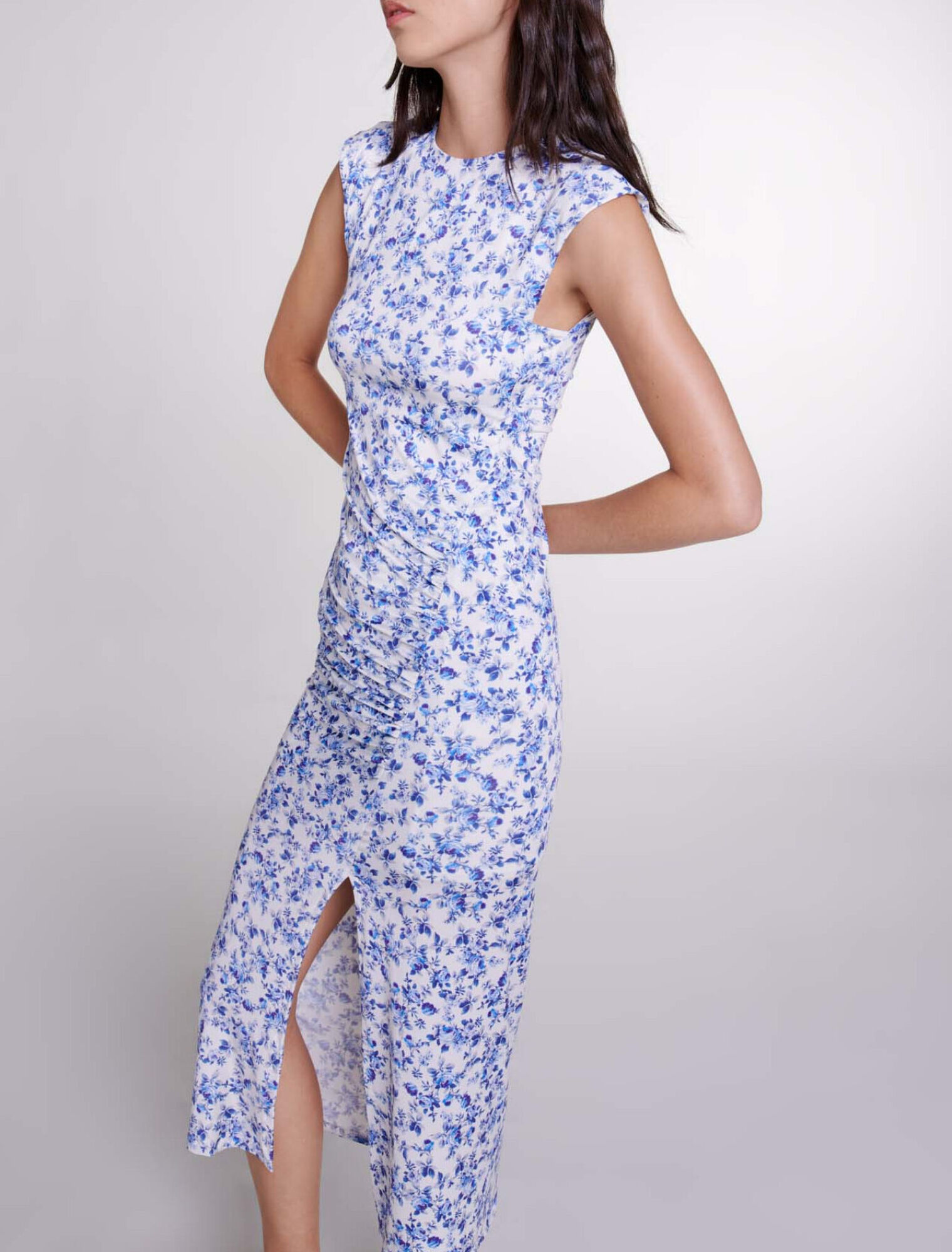 Vestido largo estampado