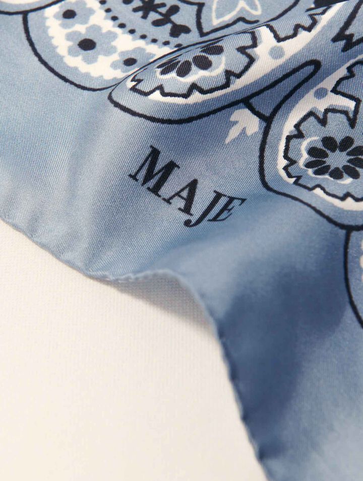 Pañuelo con estampado bandana