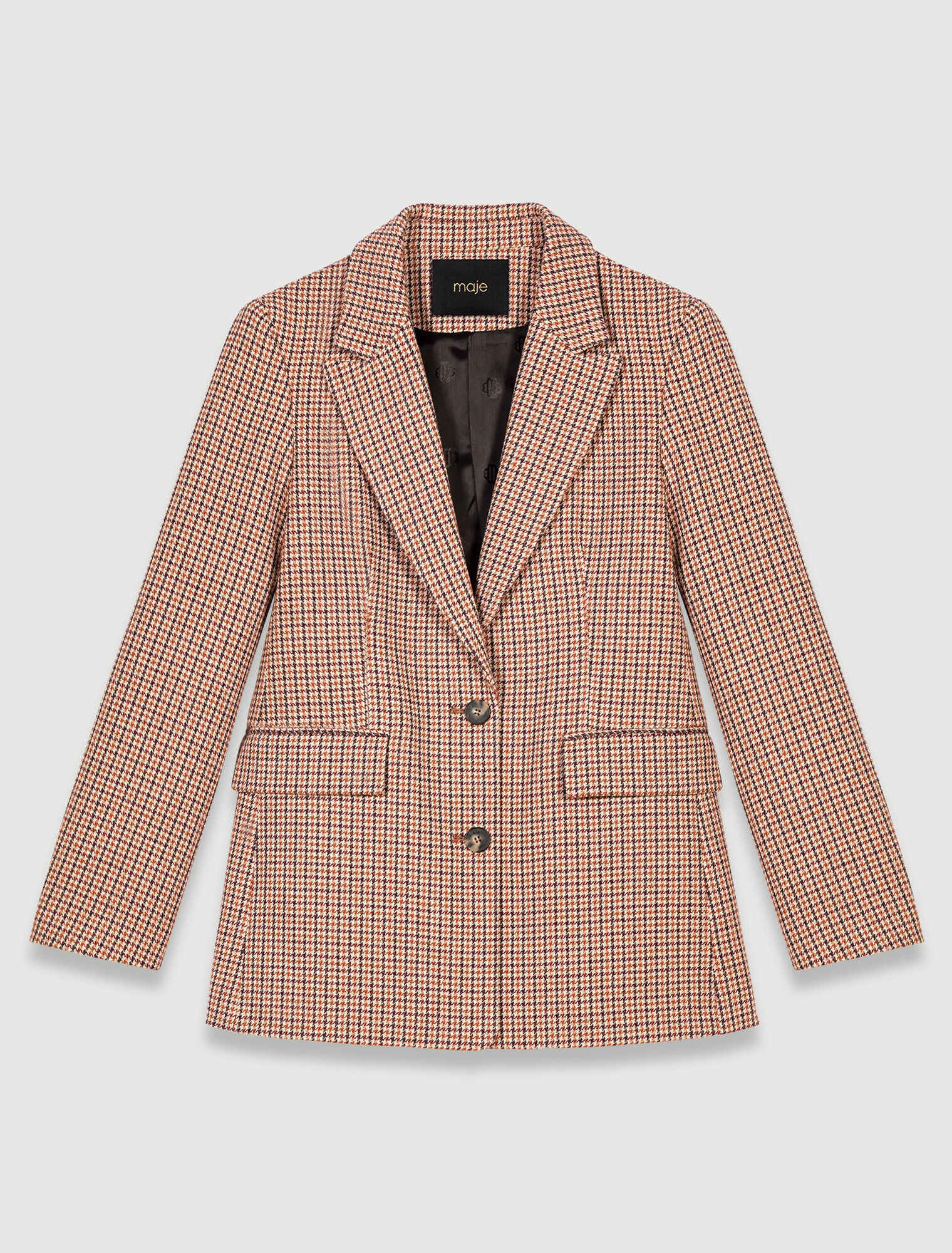 Traje de chaqueta a cuadros