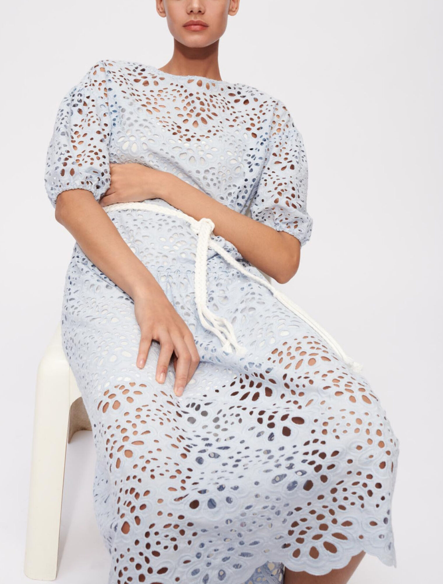 Vestido de guipur
