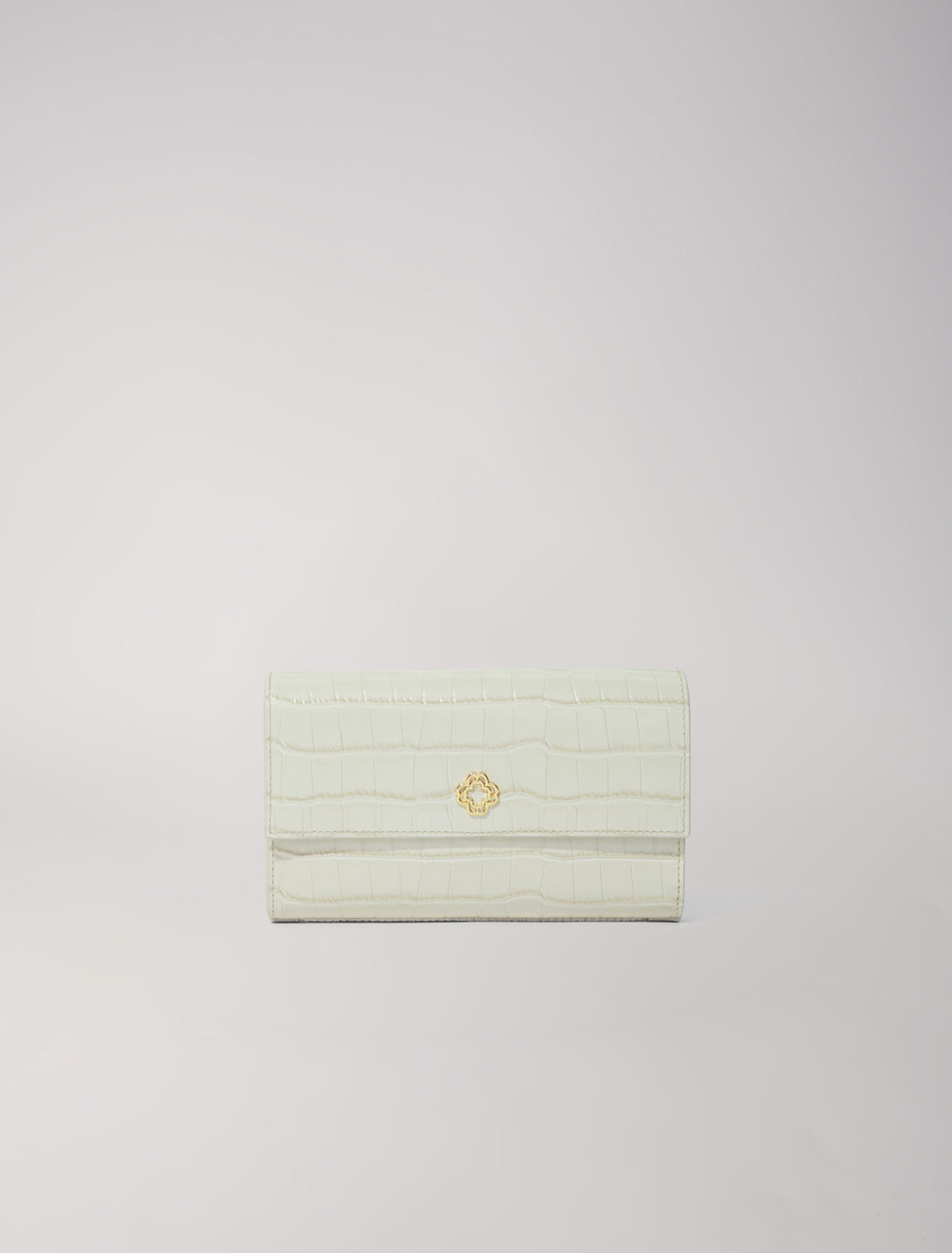 Bolso en cuero repujado de cocodrilo