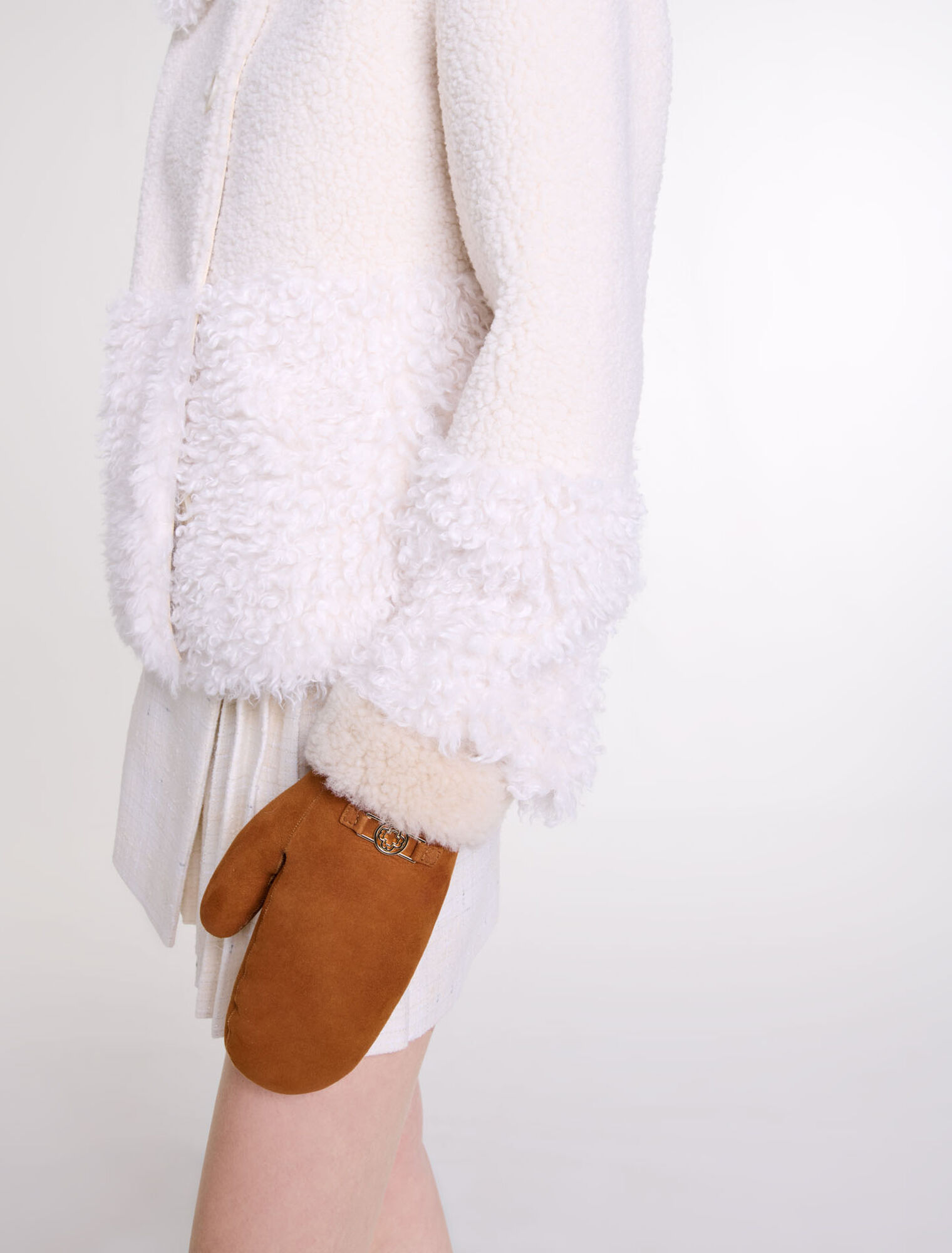 Manoplas de piel de cordero