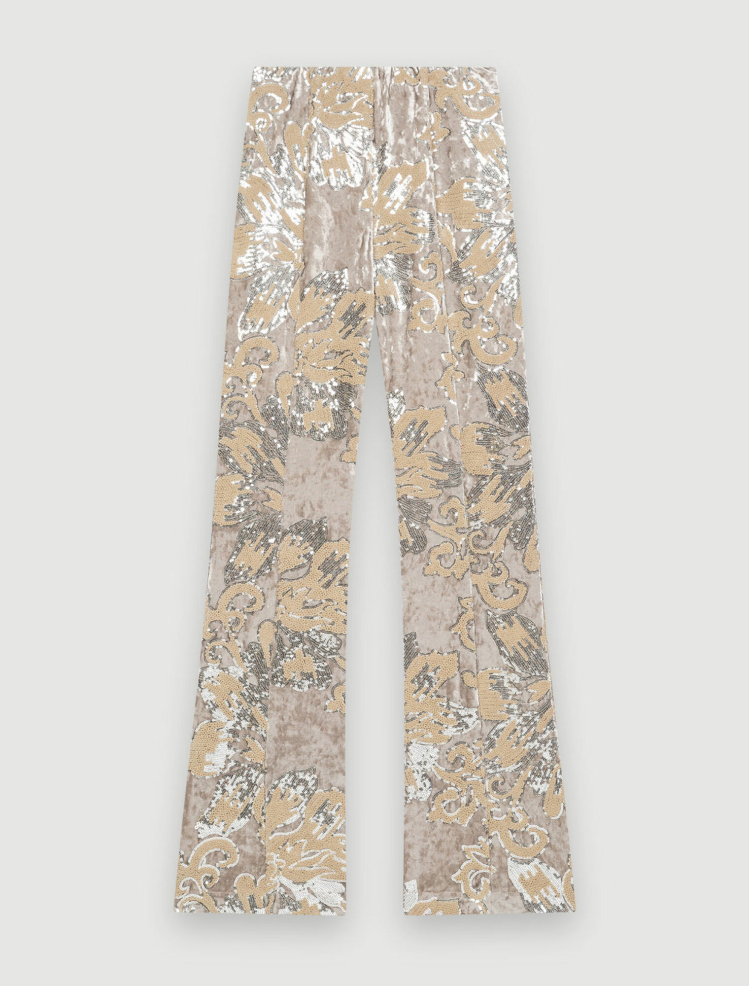Pantalón bordado con lentejuelas