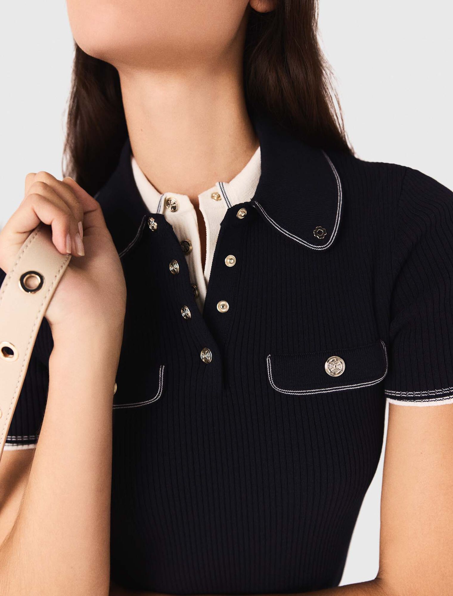 Polo de manga corta