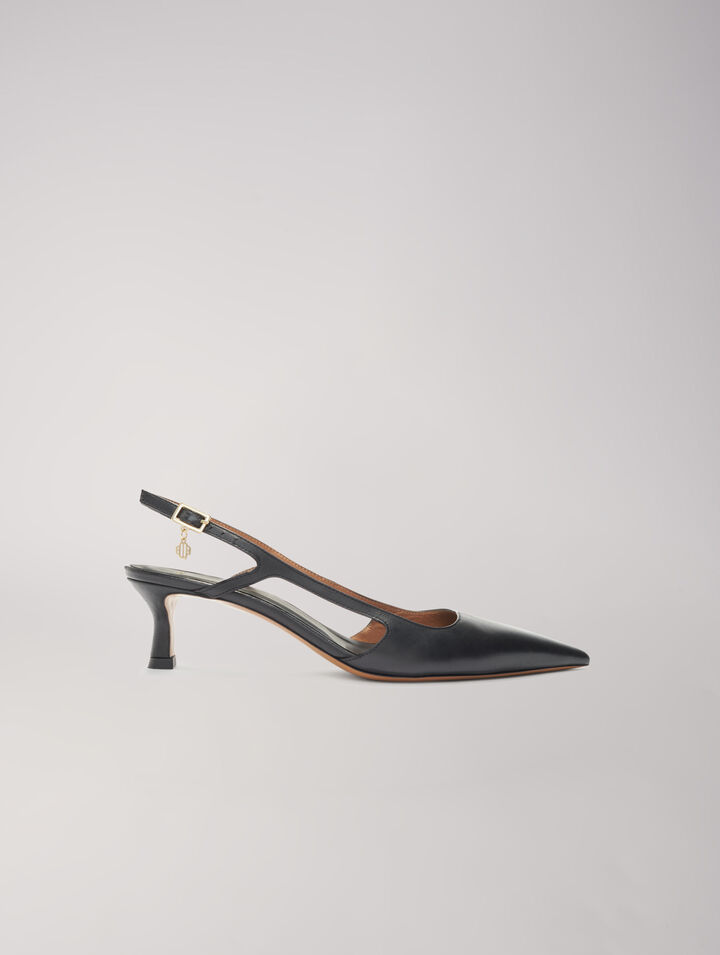 Zapatos tacón punta correas ajustables