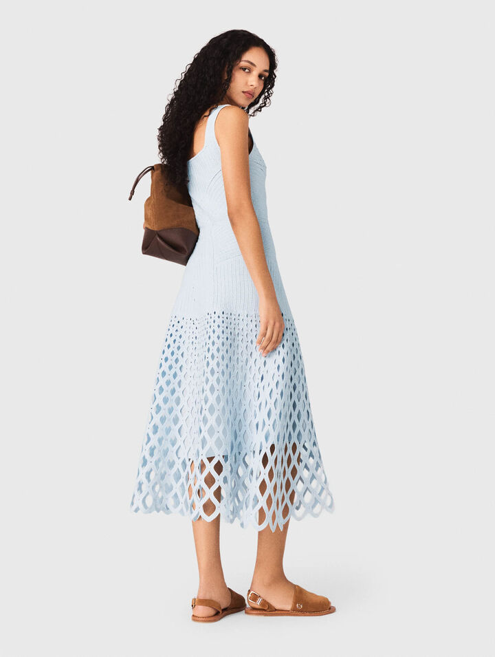 Vestido de ganchillo forro amovible