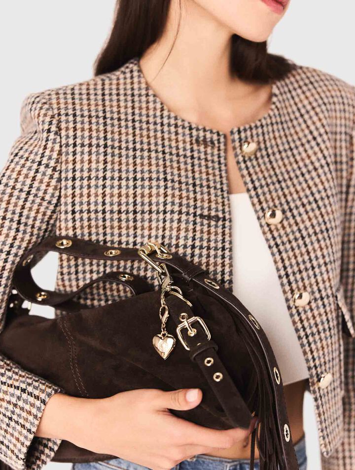 Chaqueta corta a cuadros