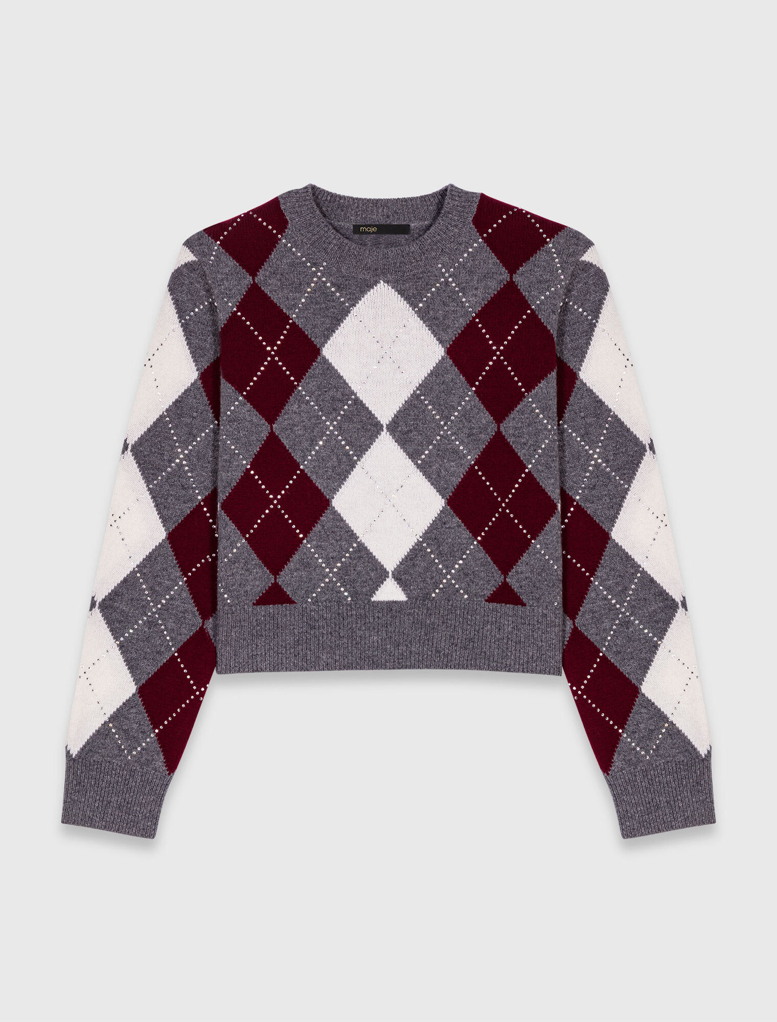 Jersey corto con motivo argyle