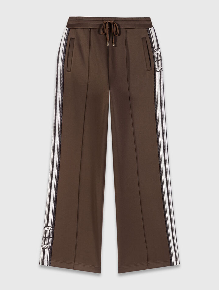 Pantalón con bandas rectas
