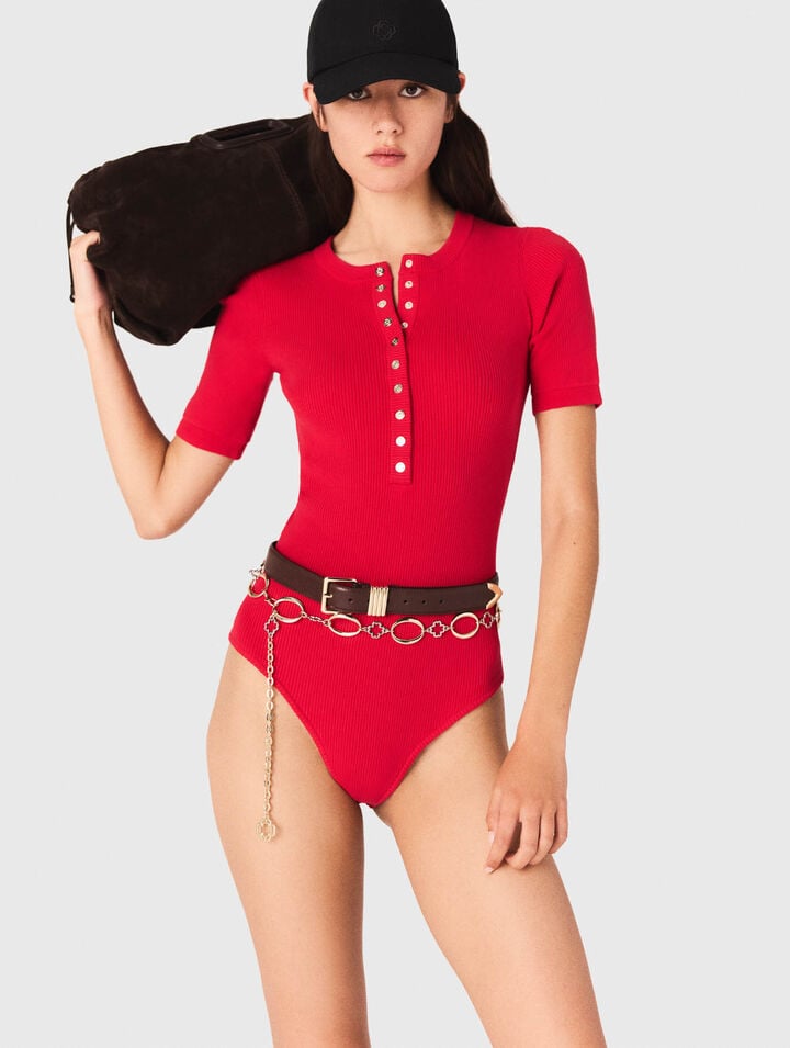 Bolso M tote de piel serraje