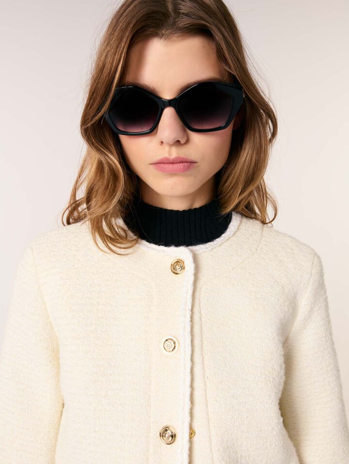 Chaqueta corta de tweed