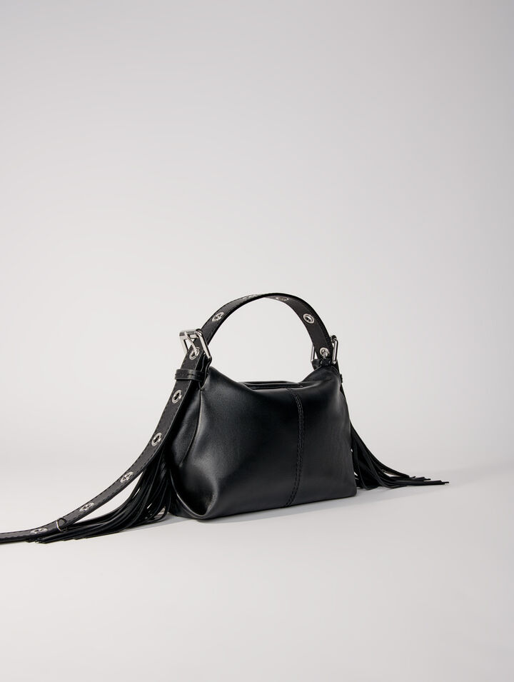Bolso Miss M mini de cuero liso